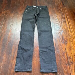 Levis 501 Jeans Mens 29x34 Black Stretch Straight Leg Button Fly NWT